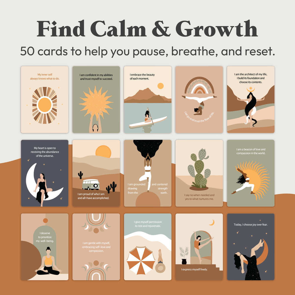 Positive Affirmation Cards for Women