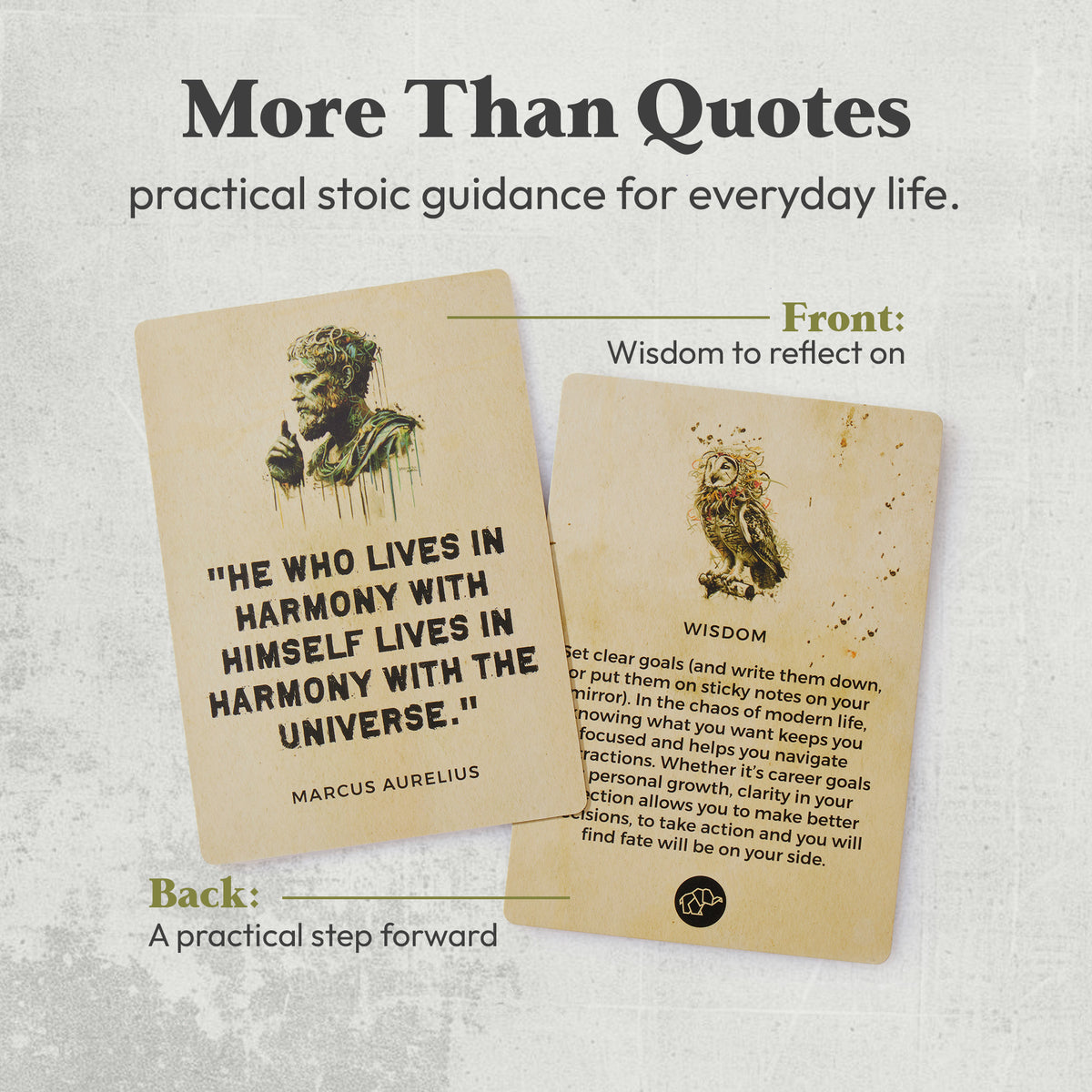 Daily Stoic Affirmation Cards